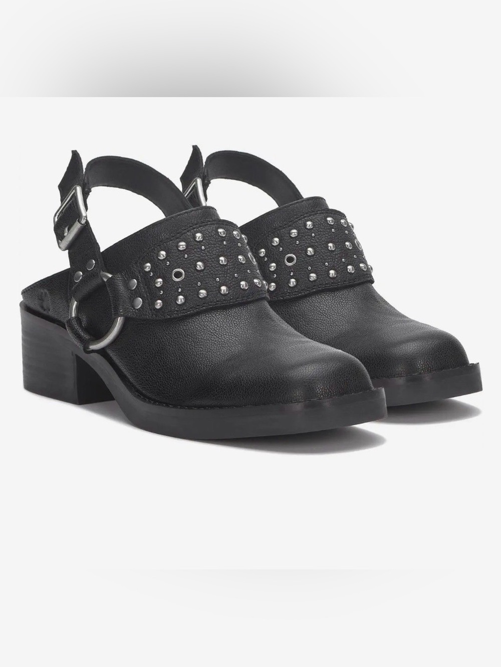 Lucky Studded Mules with strap/ Brand New Never Worn No Box